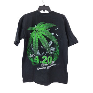 It's 4.20 Green Is Life,Happiness Men's T Shirt Size L